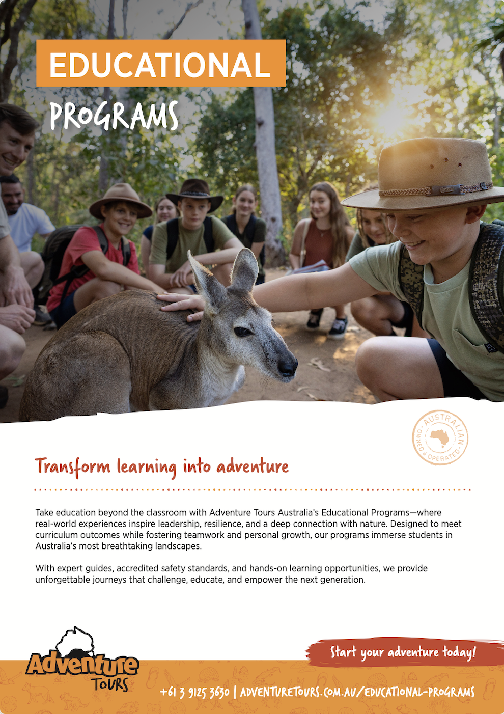 Adventure Tours - Educational Brochure 